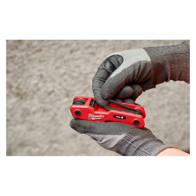 4932480978 - Zestaw składanych kluczy trzpieniowych zagiętych, 6-kątnych, 1,5 - 8 mm (8 szt.)