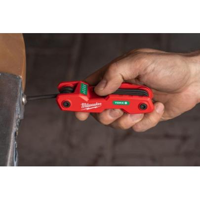 4932480979 - Zestaw składanych kluczy trzpieniowych zagiętych Torx, T9 - T40 (8 szt.)