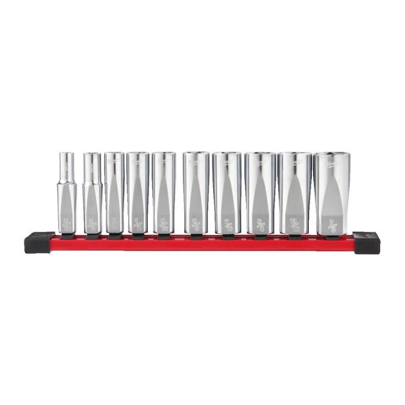 4932492510 - Zestaw nasadek calowych długich 3/8", 6-kątnych, 5/16" - 7/8" (10 szt.)