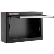 JLS3-CHSPPBS - Skrzynia wysoka Jetline+, pojedyncza z drzwiami pełnymi, czarna