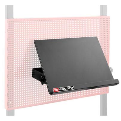 JLS3-LAPTOPBS - Uchwyt na laptopa do podłączenia na panelach tylnych, czarny