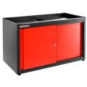 JLS3-MBDPP - Jetline+ low cabinet, double with full doors, red