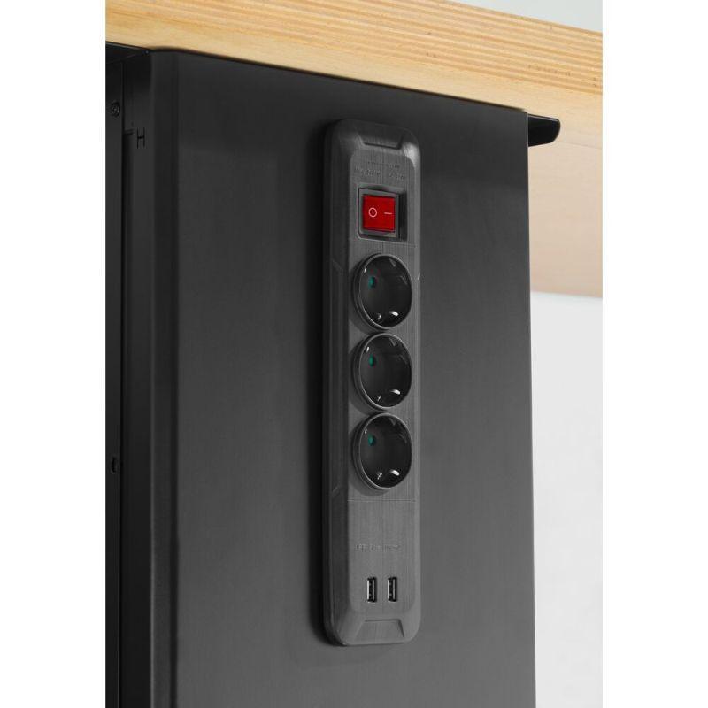 JLS3-PSHPOWER - Pojedyncza noga zasilająca do stołu warsztatowego Jetline+, 1015 mm