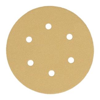 4932492234 - Papier ścierny okrągły premium HP na rzep do szlifierki mimośrodowej 150 mm, gr. 80 (50 szt.)