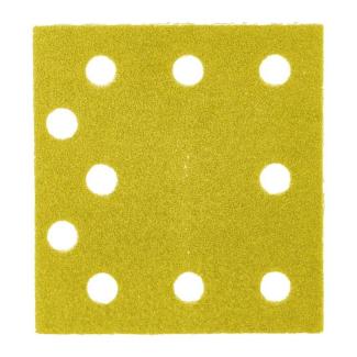 4932492244 - Papier ścierny prostokątny premium HP na rzep do szlifierki oscylacyjnej 115 x 107 mm, gr. 80 (10 szt.)