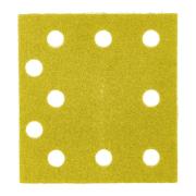 4932492244 - Papier ścierny prostokątny premium HP na rzep do szlifierki oscylacyjnej 115 x 107 mm, gr. 80 (10 szt.)
