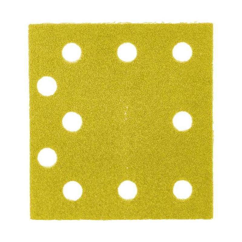 4932492245 - Papier ścierny prostokątny premium HP na rzep do szlifierki oscylacyjnej 115 x 107 mm, gr. 120 (10 szt.)
