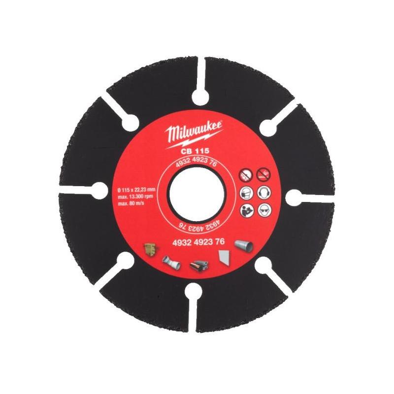 4932492376 - Tarcza tnąca uniwersalna z nasypem z węglika wolframu 115 x 22,23 mm