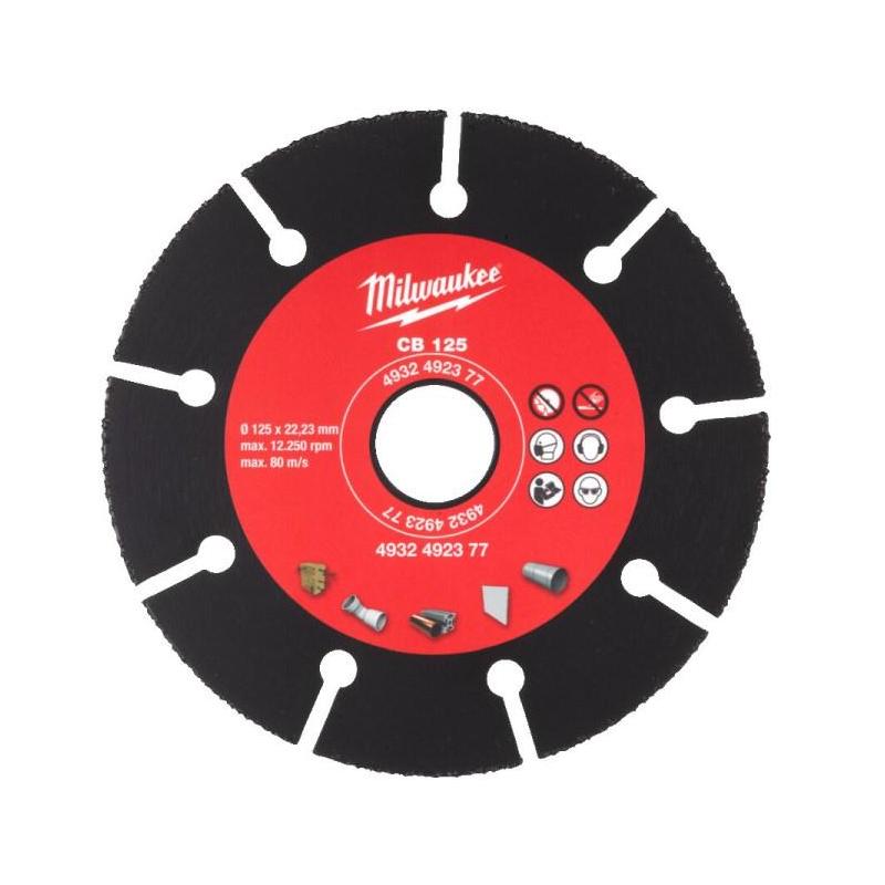 4932492377 - Tarcza tnąca uniwersalna z nasypem z węglika wolframu 125 x 22,23 mm