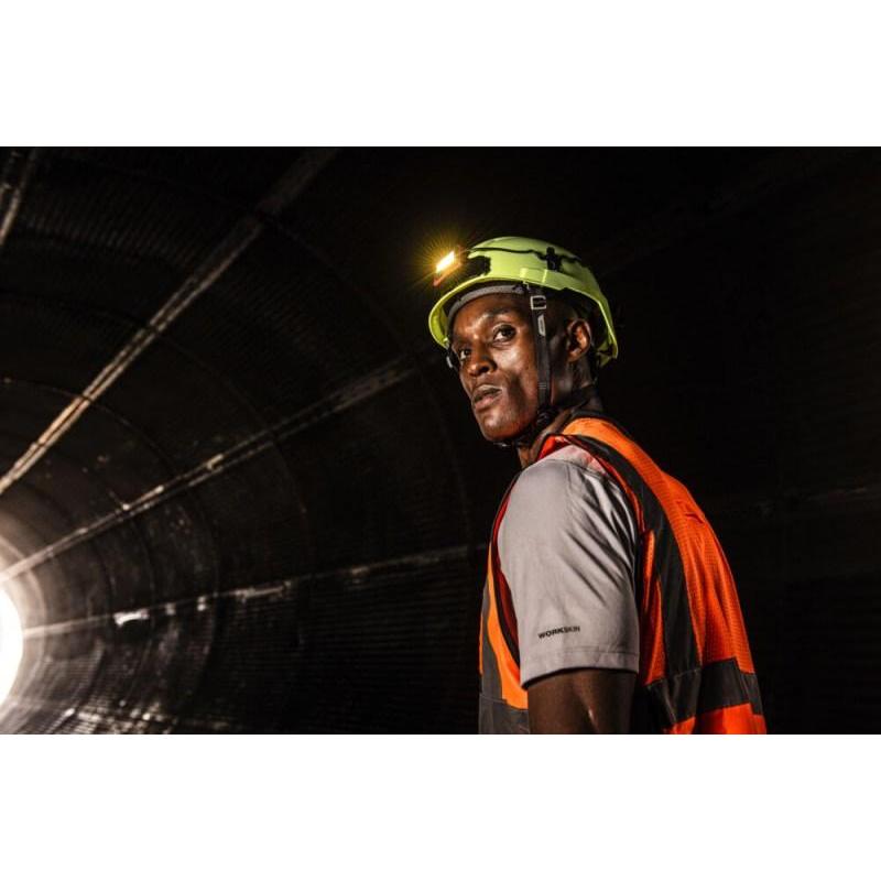 L4 BOLTHL-301 - Akumulatorowa latarka - czołówka USB na kask BOLT, 600 lumenów, 4 V, 3.0 Ah