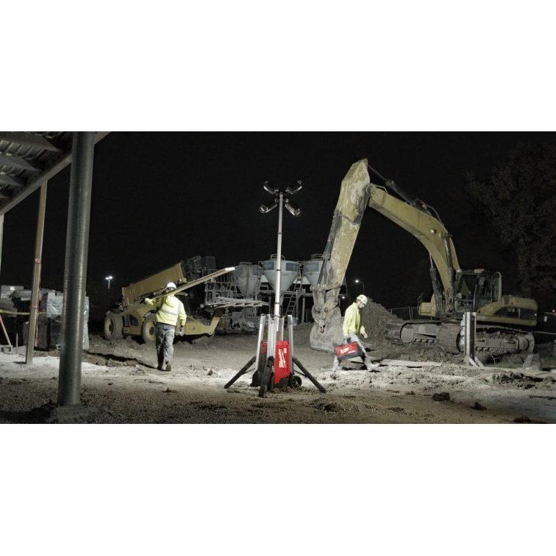 MXF TL-601 - Mobilny maszt oświetleniowy 27000 lm, 6.0 Ah, MX FUEL™, ONE-KEY™, z akumulatorem i z wbudowaną ładowarką