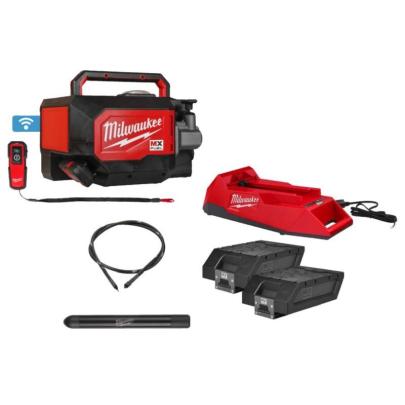 MXF CVBCKIT-602 - Wibrator walizkowy do betonu + wałek 4m i buława 38mm, 6.0Ah, MX FUEL™ ONE-KEY™, z 2 akumulatorami i ładowarką