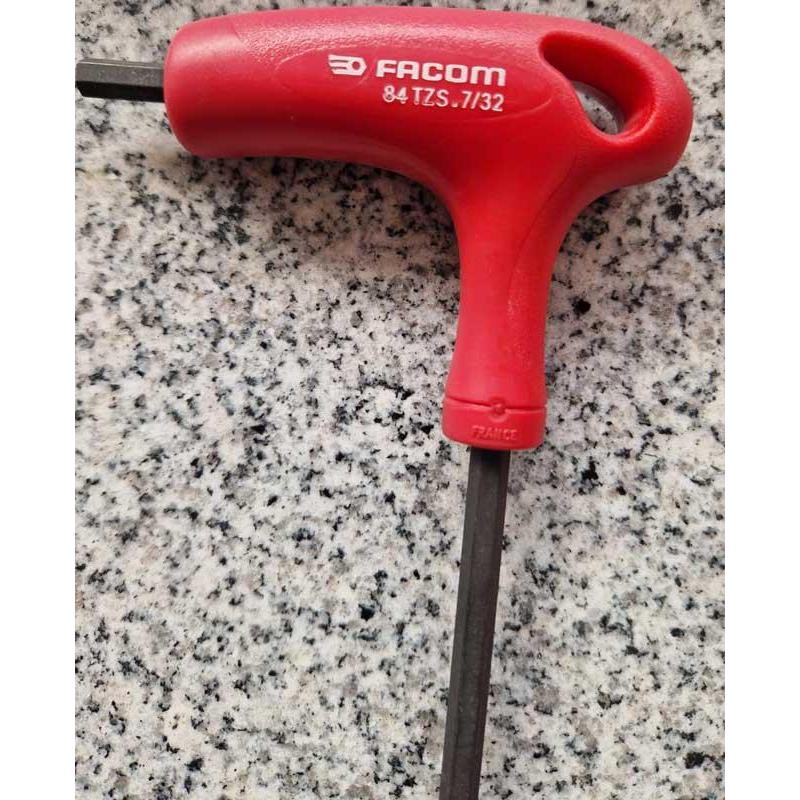 84TZS.7/32 - Klucz trzpieniowy 6-kątny z kulką,  7/32"