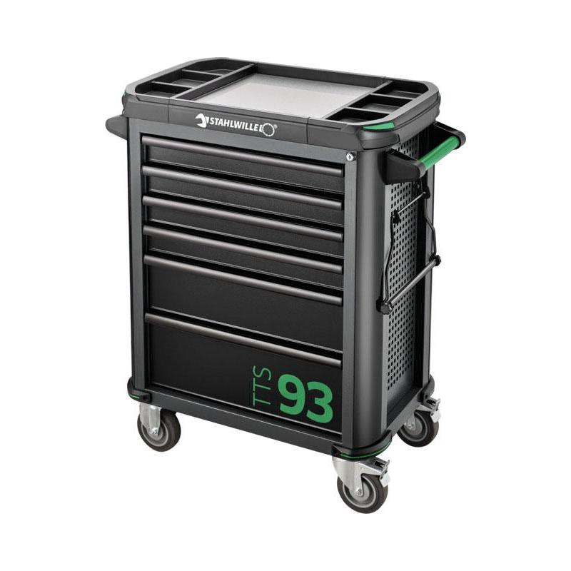 93/6 A - Wózek warsztatowy TTS93, 6 szuflad, 3 moduły na szufladę, antracytowy