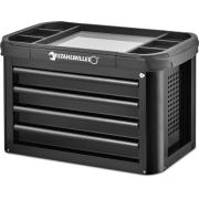 93 TOP BOX - Dostawka do wózka warsztatowego TTS93, 5 szuflad, 3 moduły na szufladę, czarna