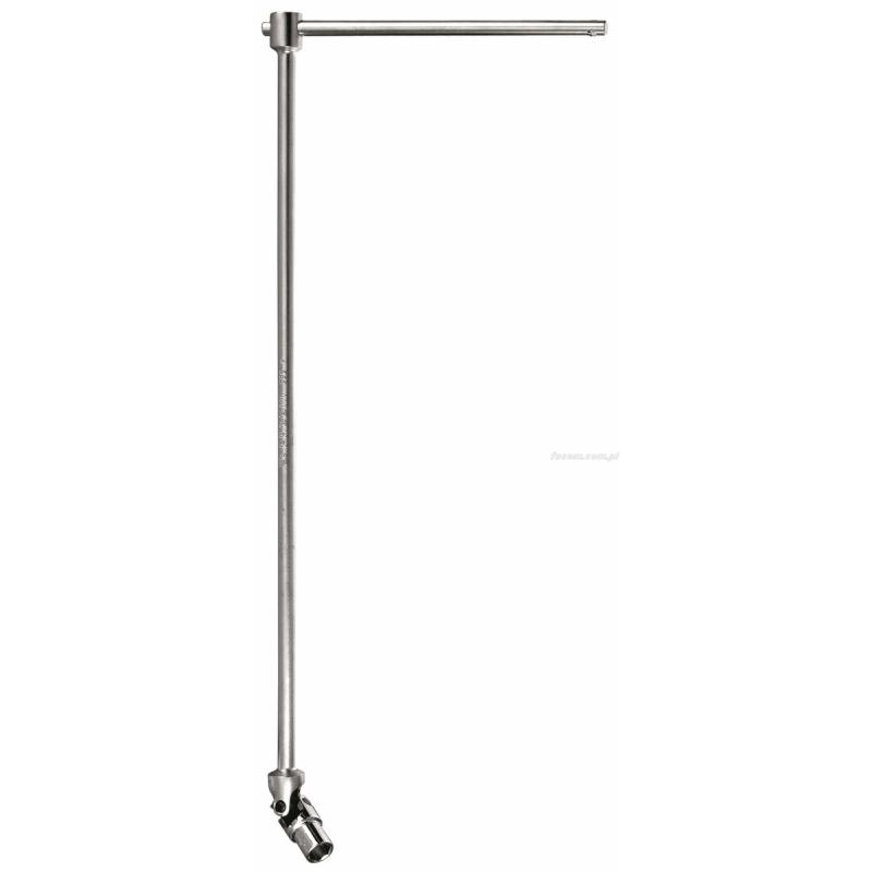 99C.17 - Klucz nasadowy T przegubowy z przesuwną rękojeścią, 17 mm