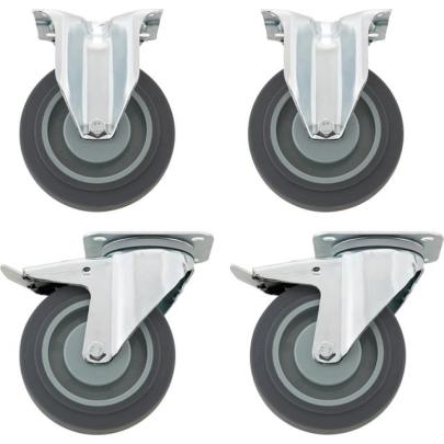 R 95 - Zestaw kół: 2 ruchome i 2 nieruchome, do wózków warsztatowych WB620, 95, 95VA