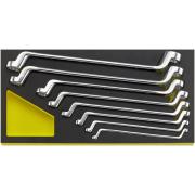 TCS 20/8, 6x7-19x22 mm MF - Moduł kluczy oczkowych głębokoodsadzonych, 6x7 - 19x22 mm (8 szt.), wkładka piankowa