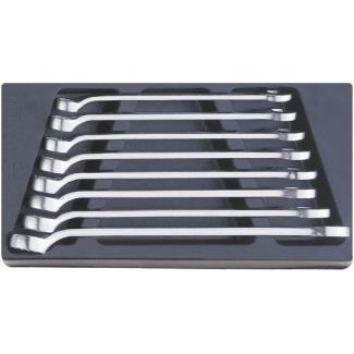 ES 14/8, 16-24 mm - Moduł kluczy oczkowo-płaskich długich, 16 - 24 mm (8 szt.), wkładka plastikowa