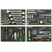 13214A WW - Zestaw 122 narzędzi do lotnictwa w 4 modułach piankowych do stołu WB620, wózków 90, 95, 95VA, 98VA, skrzyni 920,922N