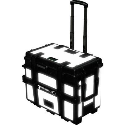 13217 TS RF - Skrzynia narzędziowa na kółkach, 5 szuflad, ładowność 60 kg, fluorescencyjna