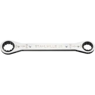 25ASP 20 X 22 - Klucz oczkowy grzechotkowy, profil Spline, 5/8" x 11/16"