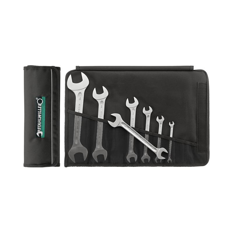 10A/7 - Zestaw kluczy płaskich MOTOR, 1/4"x5/16" - 1'1/8"x1'5/16" (7 szt.)