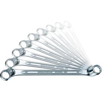 20A/10 - Zestaw kluczy oczkowych głębokoodsadzonych STABIL, 1/4"x5/16" - 7/8"x15/16" (10 szt.)