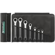 25/4 - Zestaw kluczy oczkowych grzechotkowych, 9x10 - 17x19 mm (4 szt.)