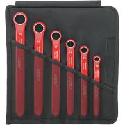 12161/6 VDE - Zestaw kluczy oczkowych jednostronnych izolowanych VDE, 10 - 22 mm (6 szt.)