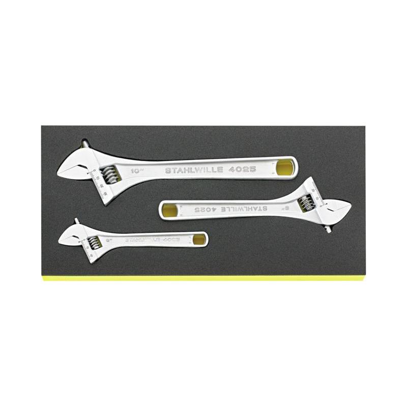 TCS 4025/3 - Moduł kluczy nastawnych (3 szt.), wkładka piankowa