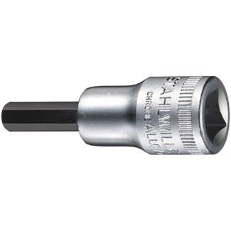 49 6 - Nasadka trzpieniowa 3/8" do śrub 6-kątnych metrycznych, 6 mm