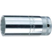 46 19 - Nasadka 3/8" 12-kątna, długa, metryczna, 19 mm