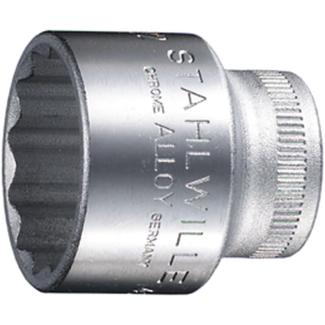 45 A 9/16 - Nasadka 3/8" 12-kątna, krótka, calowa, 9/16"