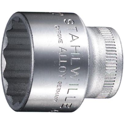 45 A 9/16 - Nasadka 3/8" 12-kątna, krótka, calowa, 9/16"