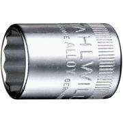 40 AD 9/32 - Nasadka 1/4" 12-kątna, krótka, calowa, 9/32"