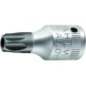 44 KTXB T 10 - Nasadka trzpieniowa 1/4" do śrub Torx® Tamper Resistant z otworem, T10, 01351010