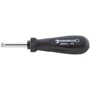 400 - Rękojeść 1/4" z gniazdem czworokątnym, 150 mm