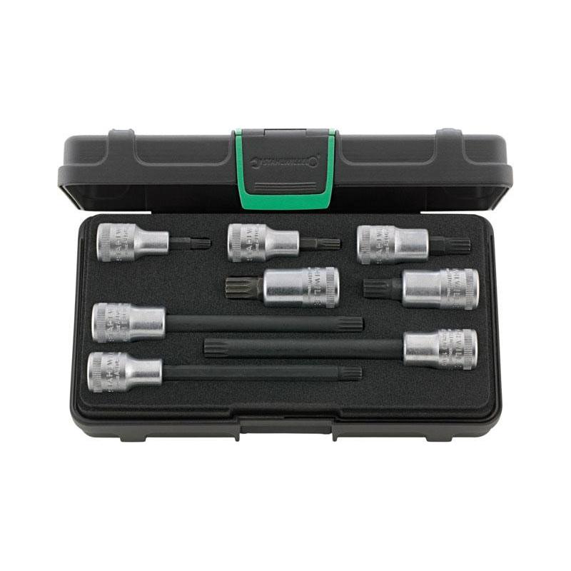 3054X/54X/8 - Zestaw nasadek 1/2" trzpieniowych XZN, M6 - M14 (8 szt.)