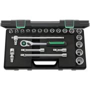 50/16/6QR - Zestaw nasadek 1/2" 12-kątnych, 10 - 32 mm, z grzechotką i akcesoriami QR (22 szt.)