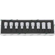 54TX/9 - Zestaw nasadek 1/2" trzpieniowych Torx, T20 - T60 (9 szt.)