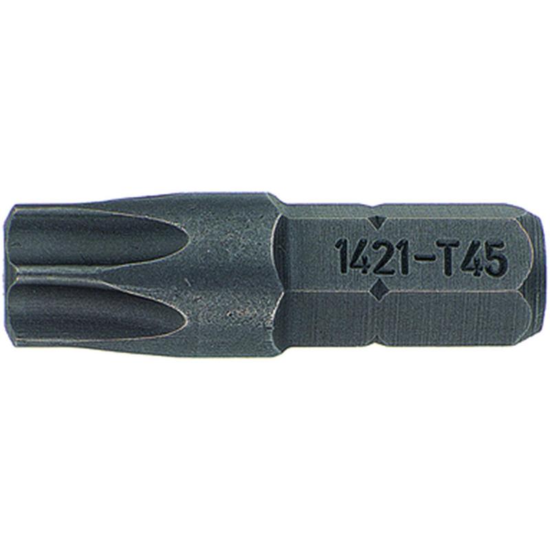 1421 T 45 - Bit standardowy do śrub Torx, T45 x 25 mm (1 szt.)