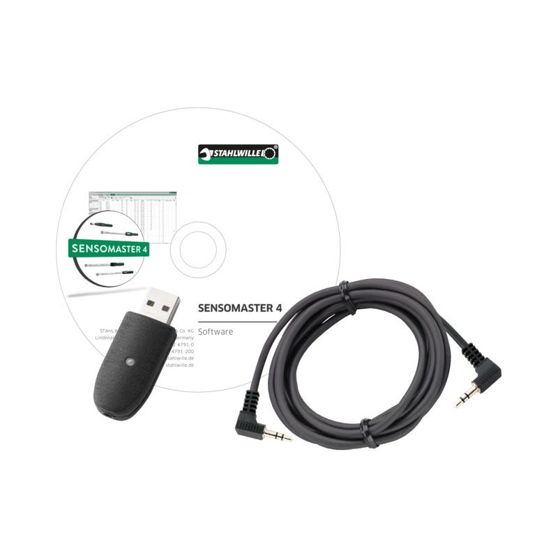 7759-5 - Adapter USB, kabel z wtyczka typu jack i oprogramowanie SENSOMASTER 4