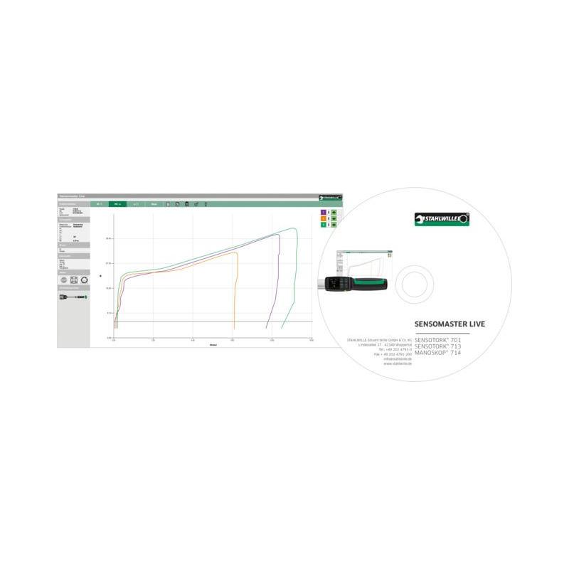 7732-2 - Oprogramowanie SENSOMASTER Live do elektronicznych kluczy dynamometrycznych 714