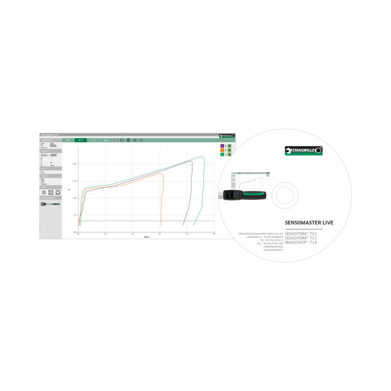 7732-2 - Oprogramowanie SENSOMASTER Live do elektronicznych kluczy dynamometrycznych 714