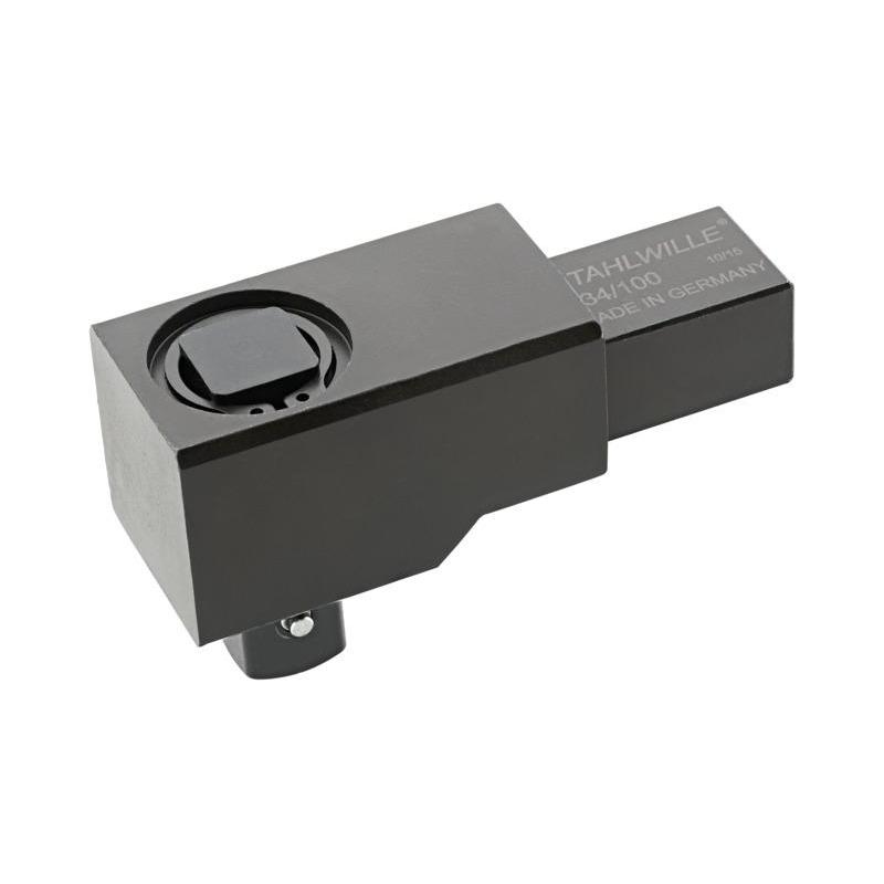 734/100 - Końcówka wtykowa z czopem kwadratowym 3/4" 22x28 mm