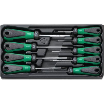 4899 - Moduł wkrętaków do śrub TORX® TAMPER RESISTANT, T8 - T40 (9 szt.), wkładka plastikowa