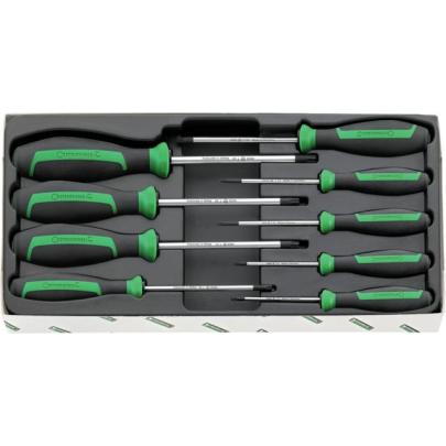 4699/9 - Moduł wkrętaków do śrub TORX® TAMPER RESISTANT, T8 - T40 (9 szt.), wkładka plastikowa