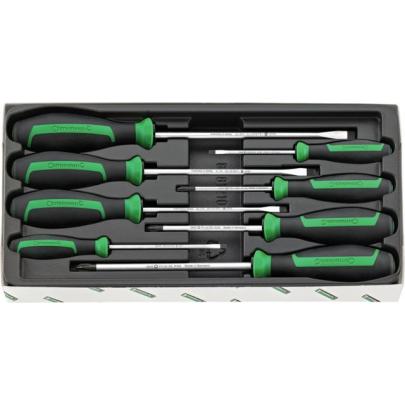 4692/8 - Moduł wkrętaków do śrub z rowkiem i Phillips, 3,5 - 8 mm, PH1 - PH3 (8 szt.), wkładka plastikowa