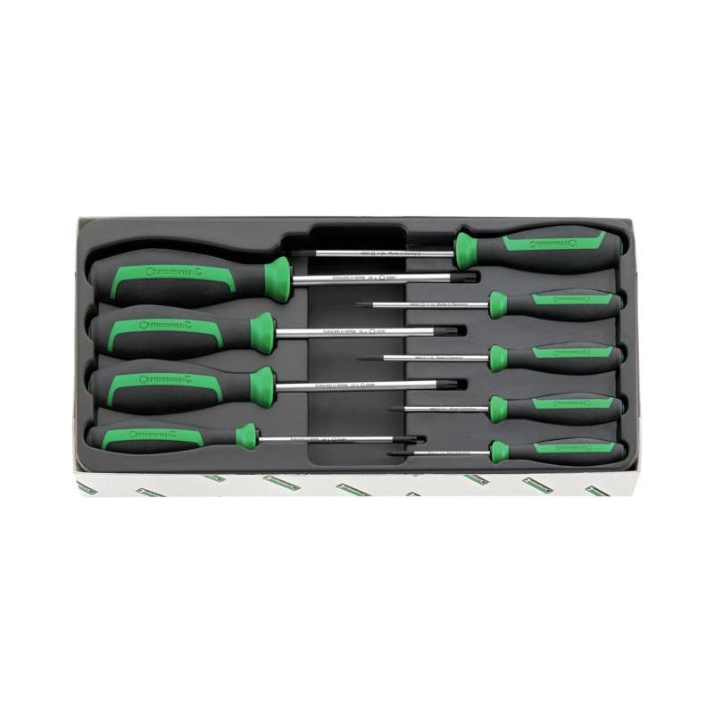 4694/9 - Moduł wkrętaków do śrub TORX®, T8 - T40 (9 szt.), wkładka plastikowa